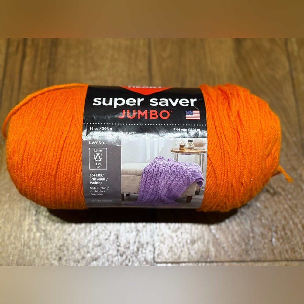 Super Saver Jumbo Yarn in Pumpkin